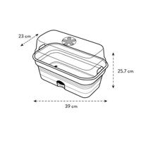 Elho green basics grow tray all-in-1 leaf green 39 - thumbnail