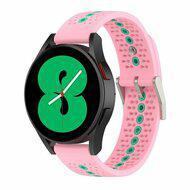 Dot Pattern bandje - Roze - Samsung Galaxy Watch 6 Classic - 47mm & 43mm - thumbnail