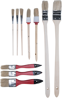 Werkzeyt set penselen 10dlg - b21623