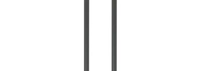 Brievenbuspalen tbv Practo Garden brievenbussen - mat grijs