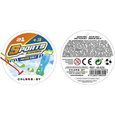 Richtspel Colorbaby 15 x 51 x 13 cm (6 Stuks)