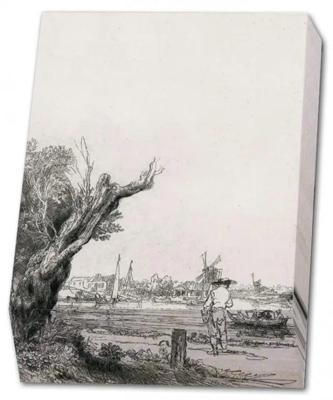 Memo blocnote: De Omval, Rembrandt van Rijn, Museum Het Rembrandthuis