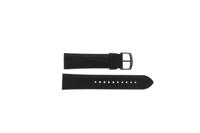 Horlogeband Armani AR0368 Leder Zwart 22mm - thumbnail