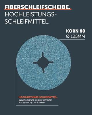 Fein 63717303010 Fiberschijf Diameter 125 mm 25 stuk(s)