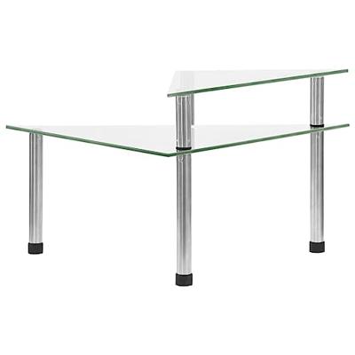 VidaXL Keukenschap 49,5x35x19 cm gehard glas transparent