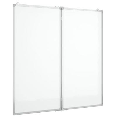 Whiteboard magnetisch inklapbaar 80x80x1,7 cm aluminium Whiteboard magnetisch inklapbaar 80x80x1,7 cm aluminium