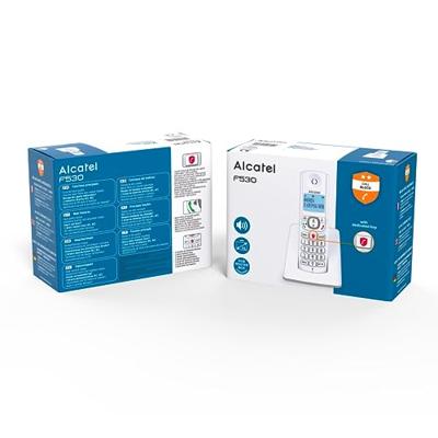 Draadloze telefoon Alcatel F530SG Grijs Wit/Grijs
