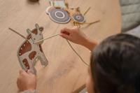 Little Dutch rijgkaarten set little farm - thumbnail