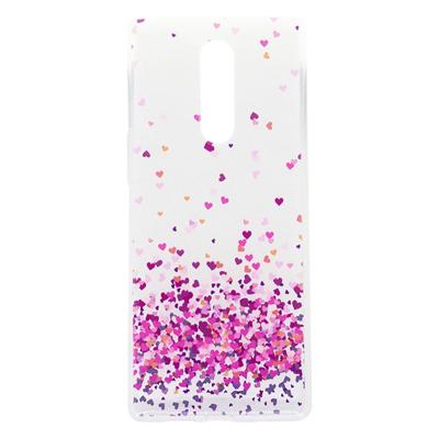 Shop4 - Sony Xperia 1 Hoesje - Zachte Back Case Hartjes Shop4 - Sony Xperia 1 Hoesje - Zachte Back Case Hartjes