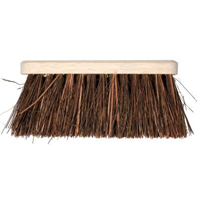 Bezem met natuurvezel haren 37 cm