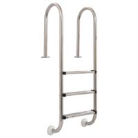 VidaXL Zwembadladder met 3 sporten 120 cm roestvrij staal 304 - thumbnail
