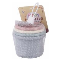 Stapelbekers Pastel, 4dlg. - thumbnail