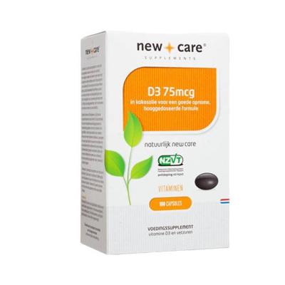 New Care D3 75mcg. Kokosolie Capsules 100Capsules