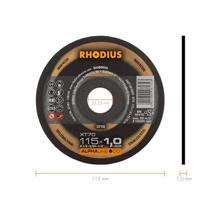 Rhodius XT70 BOX 208225 Doorslijpschijf recht 115 mm 10 stuk(s) RVS, Staal - thumbnail