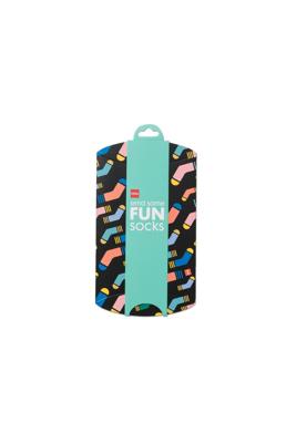 HEMA Fun socks verzenddoos 15x12 zwart
