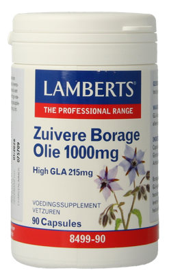 Lamberts Zuivere Borageolie 1000mg Vegacapsules