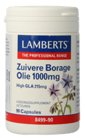 Lamberts Zuivere Borageolie 1000mg Vegacapsules - thumbnail
