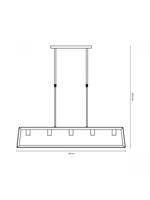 Home sweet home hanglamp Sito taps telesc. 5L - zwart - thumbnail