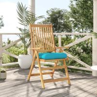 Palletkussen 50x50x12 cm stof turquoise - thumbnail