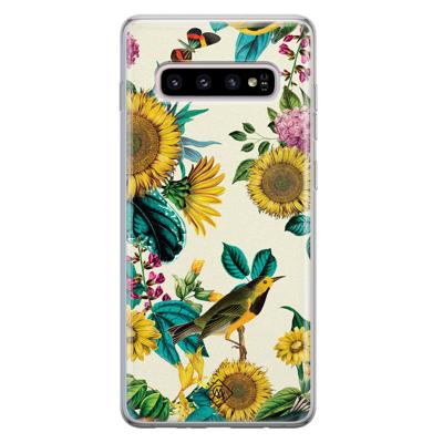 Samsung Galaxy S10 Plus siliconen hoesje - Sunflowers Samsung Galaxy S10 Plus siliconen hoesje - Sunflowers