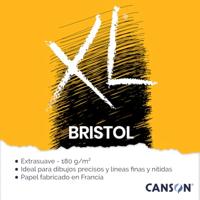 Bristolpapier Canson XL Bristol 50vel 180gr A4 extra wit - thumbnail
