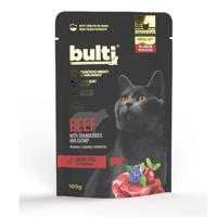 BULTI Superfoods Beef with cranberries and catnip - nat kattenvoer - 100g - thumbnail