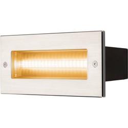 SLV 233650 BRICK LED-buitenlamp (inbouw) LED vast ingebouwd 11 W RVS