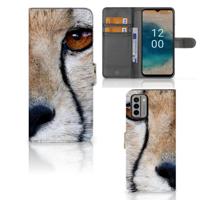 Nokia G22 | Telefoonhoesje | Met pasjeshouder | Cheetah - thumbnail