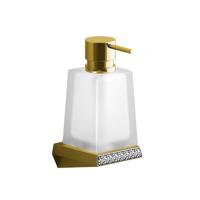 Zeepdispenser Sapho Soul Crystal Hangend 350 ML Goud - thumbnail