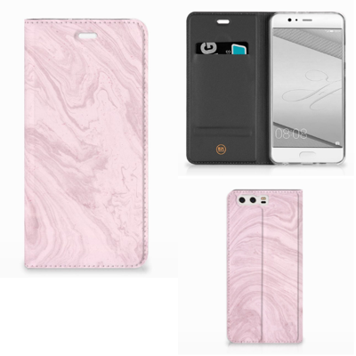 Huawei P10 Plus | Standcase | Marble Pink - Origineel Cadeau Vriendin Huawei P10 Plus | Standcase | Marble Pink - Origineel Cadeau Vriendin