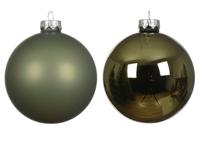 Kerstballen Glas Ø2,5cm Rozemarijn Groen 24st - thumbnail