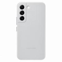 EF-VS901LJEGWW Samsung Leather Cover Galaxy S22 5G Light Grey - thumbnail