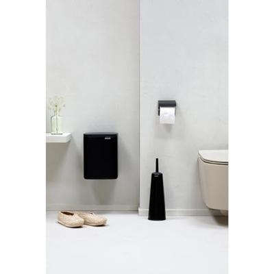 Brabantia Bo afvalemmer 7 liter met kunststof binnenemmer matt black - thumbnail