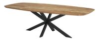 DTP Home Eettafel 'Evo' Deens ovaal, Teakhout, 260 x 110cm - thumbnail