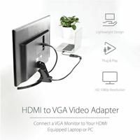 HDMI-adapter Startech HD2VGAE2 1920 x 1080 px Zwart - thumbnail