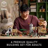 LEGO Icons 10332 Middeleeuws stadsplein - Woondecoratie voor volwassenen - thumbnail
