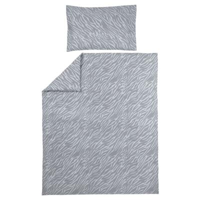 Meyco dekbedovertrek junior zebra grijs Maat
