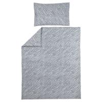 Meyco dekbedovertrek junior zebra grijs Maat - thumbnail