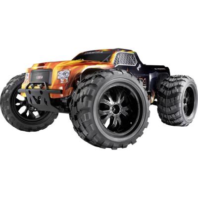 Reely Cimera Zwart Brushless 1:10 RC auto Elektro Monstertruck 4WD 100% RTR 2,4 GHz Incl. accu en lader Reely Cimera Zwart Brushless 1:10 RC auto Elektro Monstertruck 4WD 100% RTR 2,4 GHz Incl. accu en lader