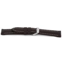 Horlogeband Universeel I038-XL Leder Bruin 24mm - thumbnail