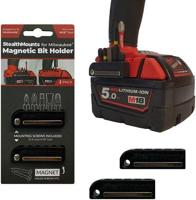 Stealthmounts Bithouder voor Milwaukee M18 | Zwart | 2 stuks - BH-MW18-BLK-2 - thumbnail