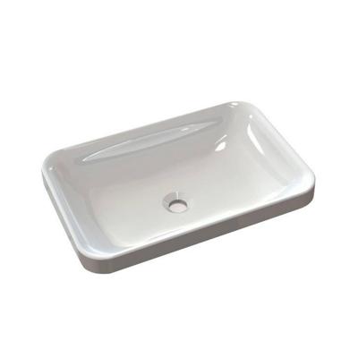 Wastafel Inbouw Sapho Rechthoekig 55x37x12 cm Marmer Wit Sapho