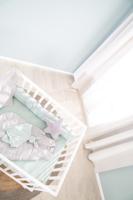 Babybox - ROBA - 75 x 100 cm - Inclusief 'Lil Planet' matgroene boxmat - Wit - thumbnail