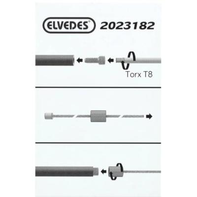 Elvedes interne geleidingset voor binnen naar buitenkabel Elvedes interne geleidingset voor binnen naar buitenkabel