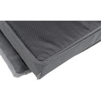 TRIXIE Antislip hondenbank LIANO, hoekig, 100 × 60 cm, grijs met afneembare, wasbare overtrek - 37985 - thumbnail