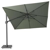 Platinum | Zweefparasol Challenger T² Premium 300 x 300 cm | Olive - thumbnail