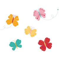 Sizzix • clear stamp set bright butterflies nr.1 by catherine pooler 14pcs - thumbnail