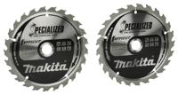 Makita Accessoires twin-pack cirkelzaagblad hout | efficut 165x20x1,4 25t 23g - b-62985-2 - thumbnail