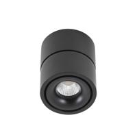 Ole 1 Opbouwspot Zwart - thumbnail