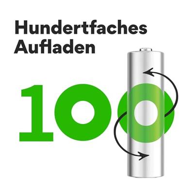 GP Batteries ReCyko Pro GPRCK85AAA099C4 huishoudelijke batterij Oplaadbare batterij AAA Nikkel-Metaa GP Batteries ReCyko Pro GPRCK85AAA099C4 huishoudelijke batterij Oplaadbare batterij AAA Nikkel-Metaa